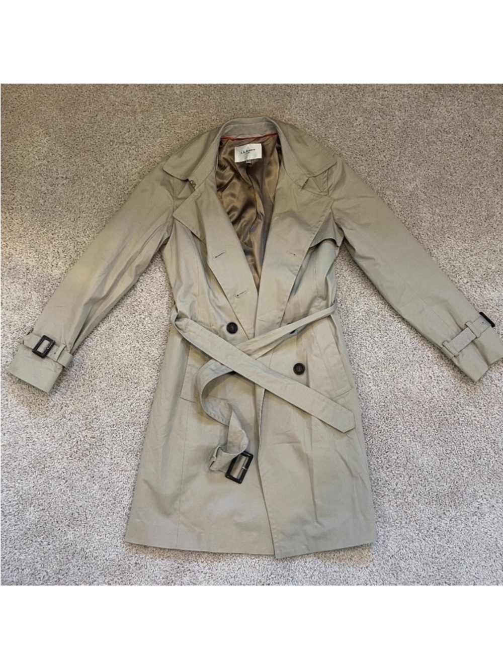 LK Bennett Light Khaki Trench Coat
